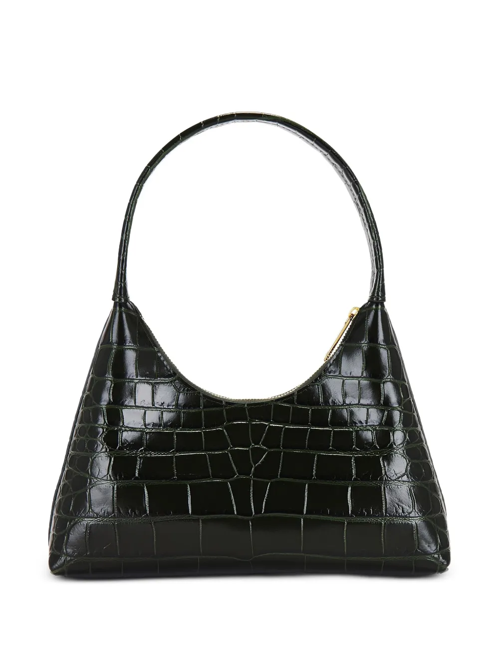 Mansur Gavriel croc-embossed tote bag - Groen