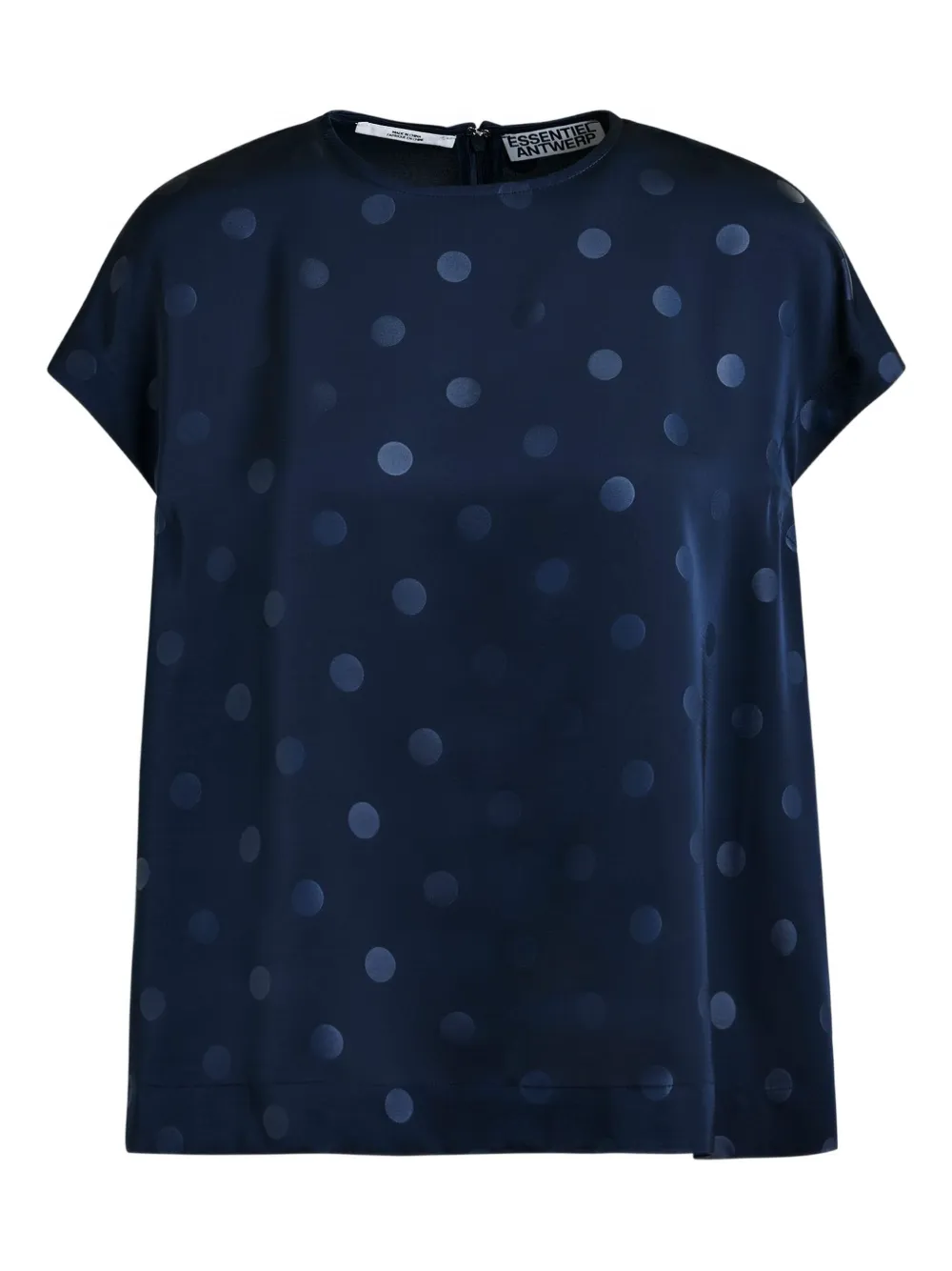 polka-dot T-shirt