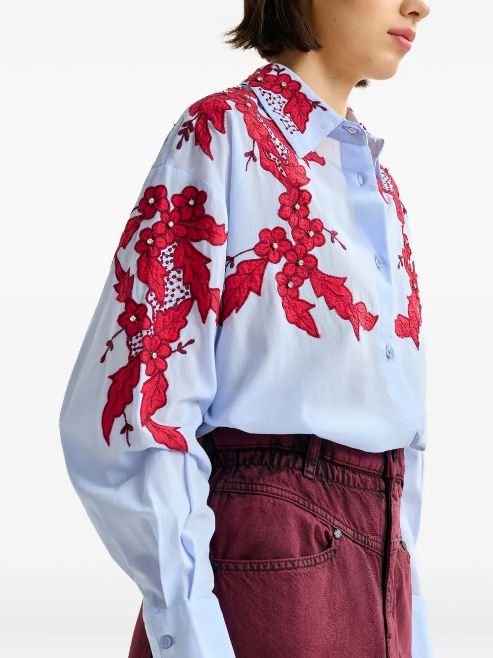 Essentiel Antwerp Inglewood blouse Blauw