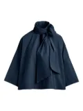 Essentiel Antwerp Igator pussy-bow blouse - Blue