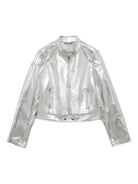 ERMANNO FIRENZE veste de moto à empiècements matelassés