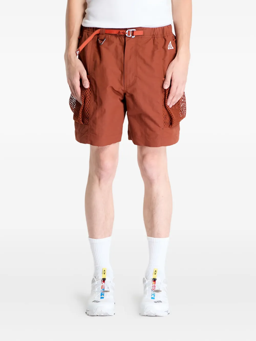 Nike ACG sweater met grafische print en ronde hals Beige