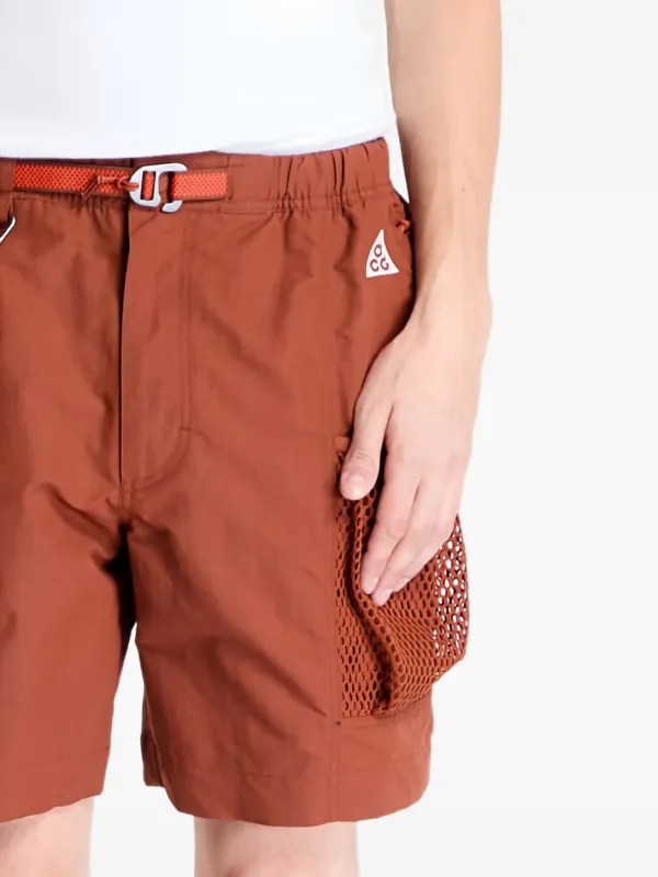 red nike cargo shorts