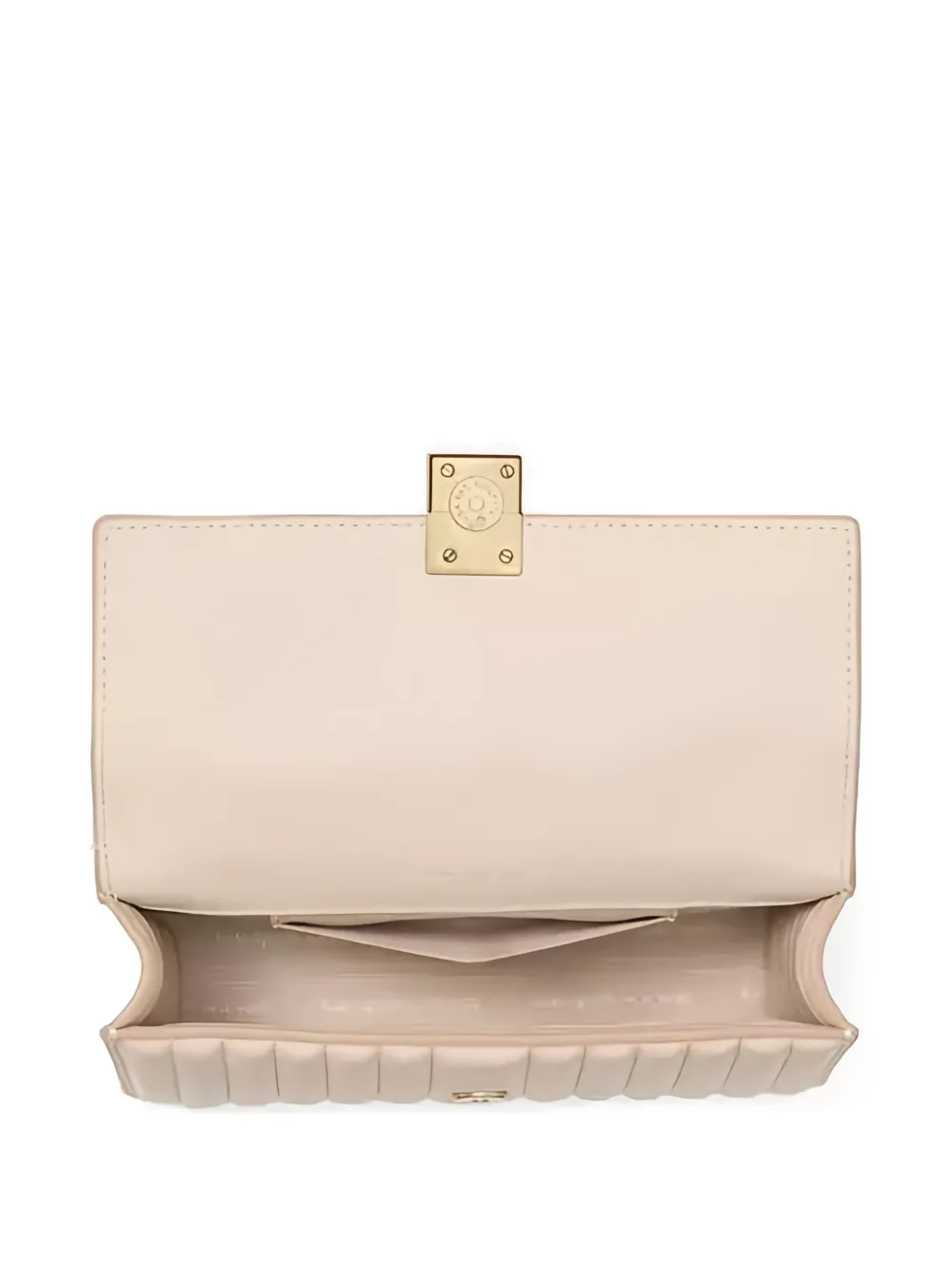 Kate Spade Deco kleine gewatteerde crossbodytas met ketting Beige
