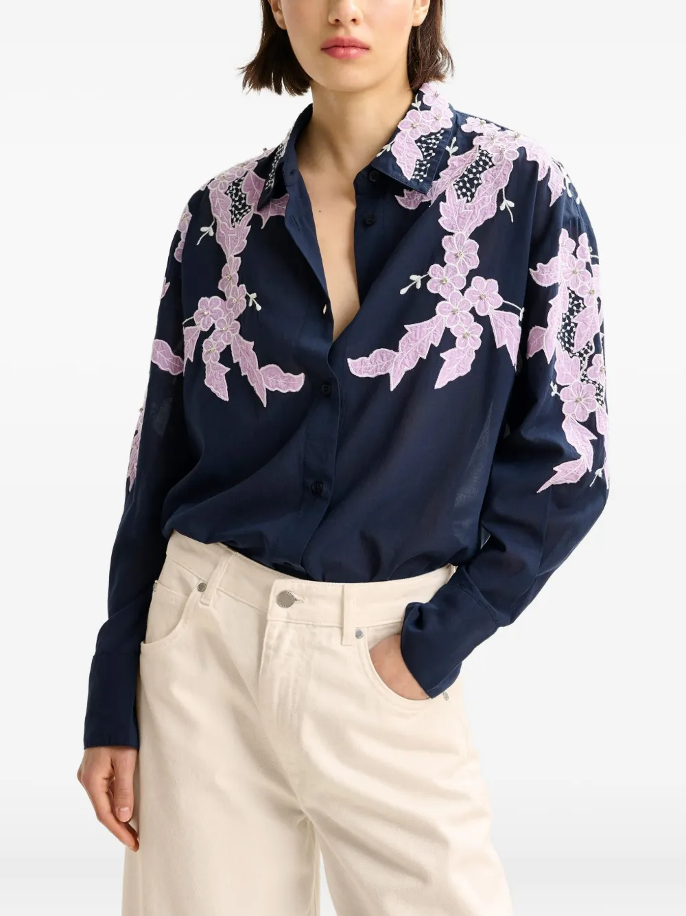 Essentiel Antwerp Inglewood blouse Blauw