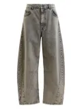 Essentiel Antwerp twisted-seam barrel jeans - Grey