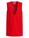 Essentiel Antwerp V-neck mini dress - Red