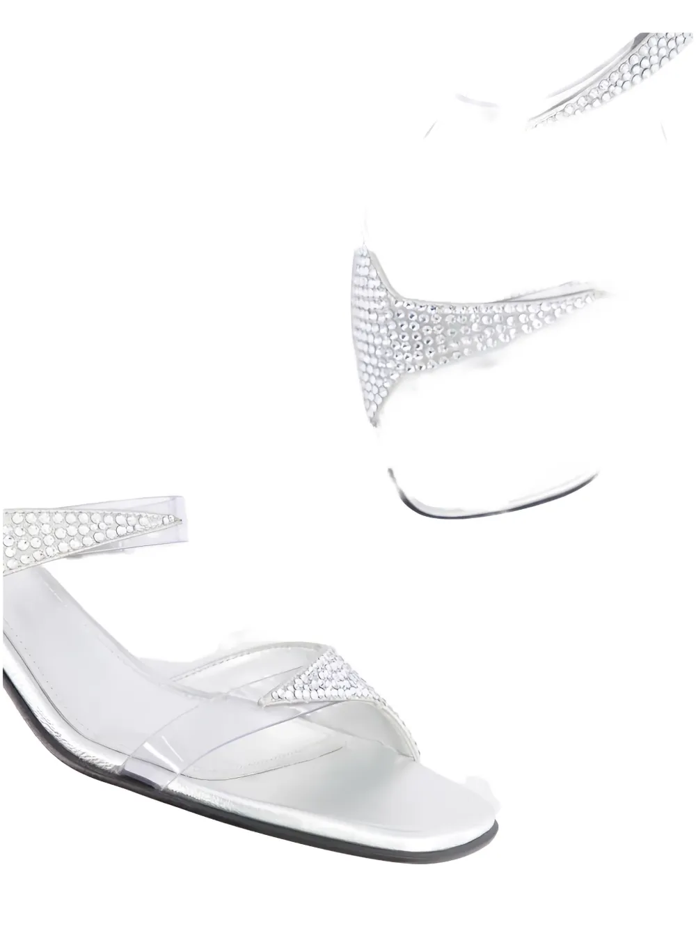 Nodaleto 50mm Dona Luna Heeled Sandals In Animal Print