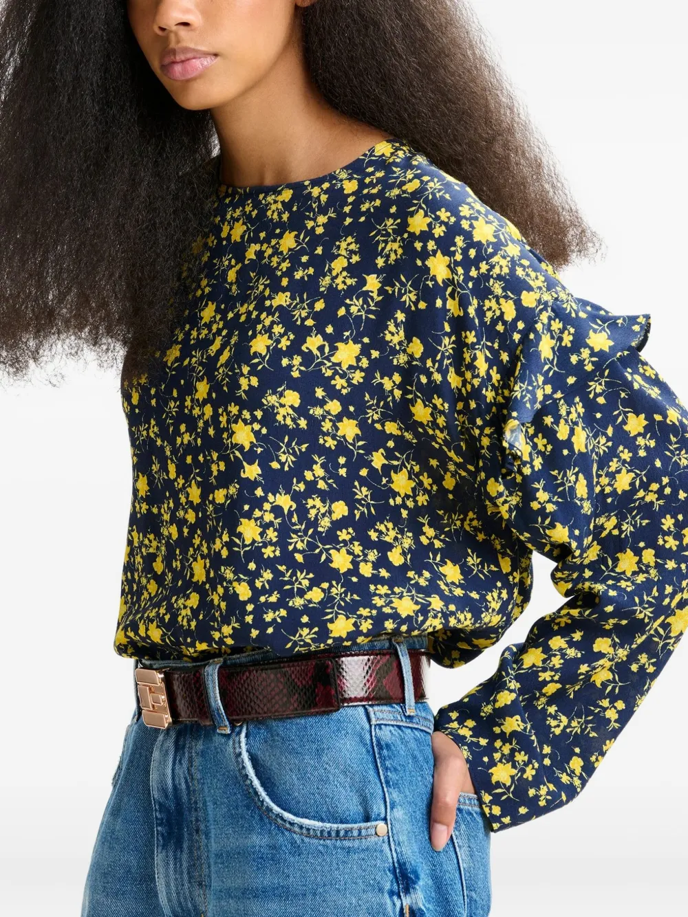 Essentiel Antwerp Isolde blouse Blauw
