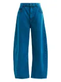 Essentiel Antwerp twisted-seam barrel jeans - Blue
