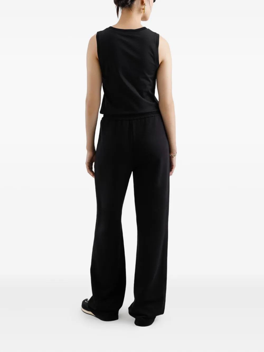 Dolce & Gabbana Logo-detail Cotton Tank Top In Black