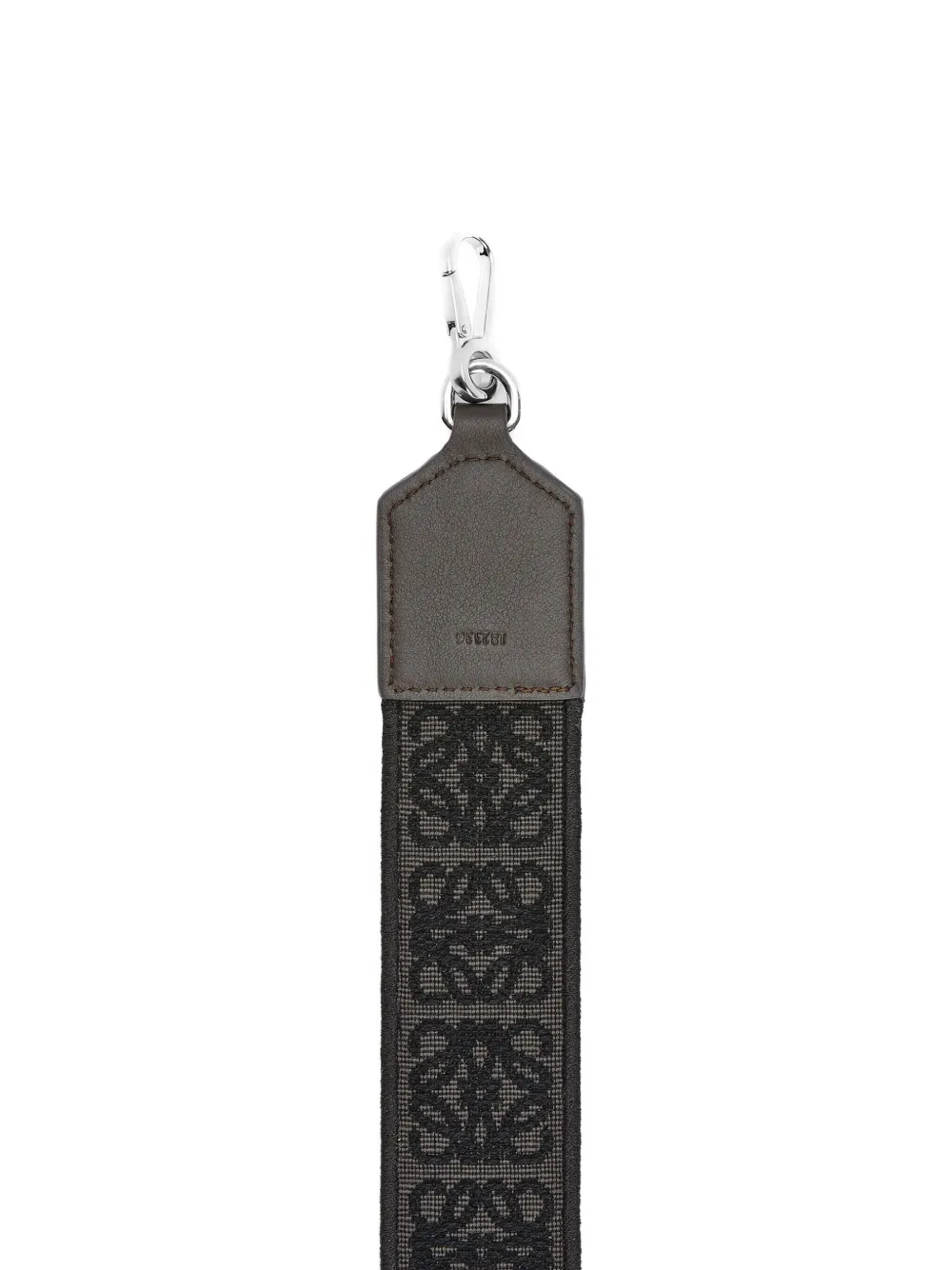 Loewe Logo-strap Bag Strap In Gray