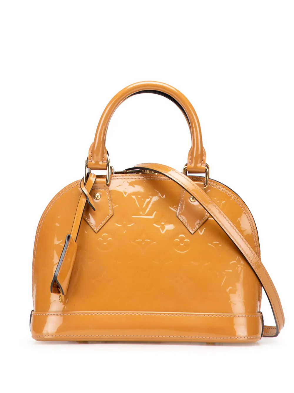 Louis Vuitton Pre-Owned 2013 Monogram Vernis Alma BB satchel - ブラウン Louis Vuitton Pre-Owned 2013 Monogram Vernis Alma BB satchel - ブラウン