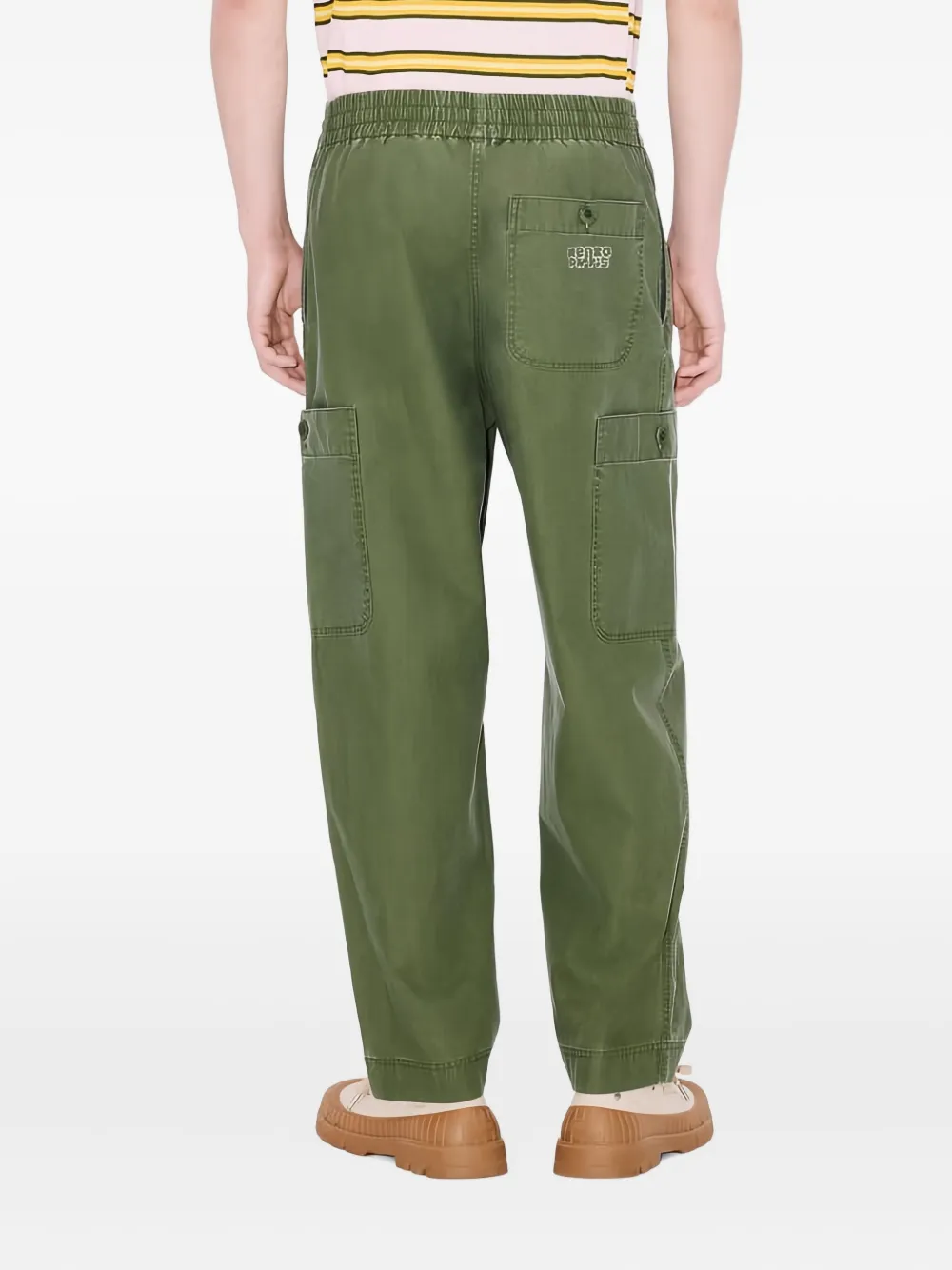 Kenzo Cargo broek met trekkoord Groen