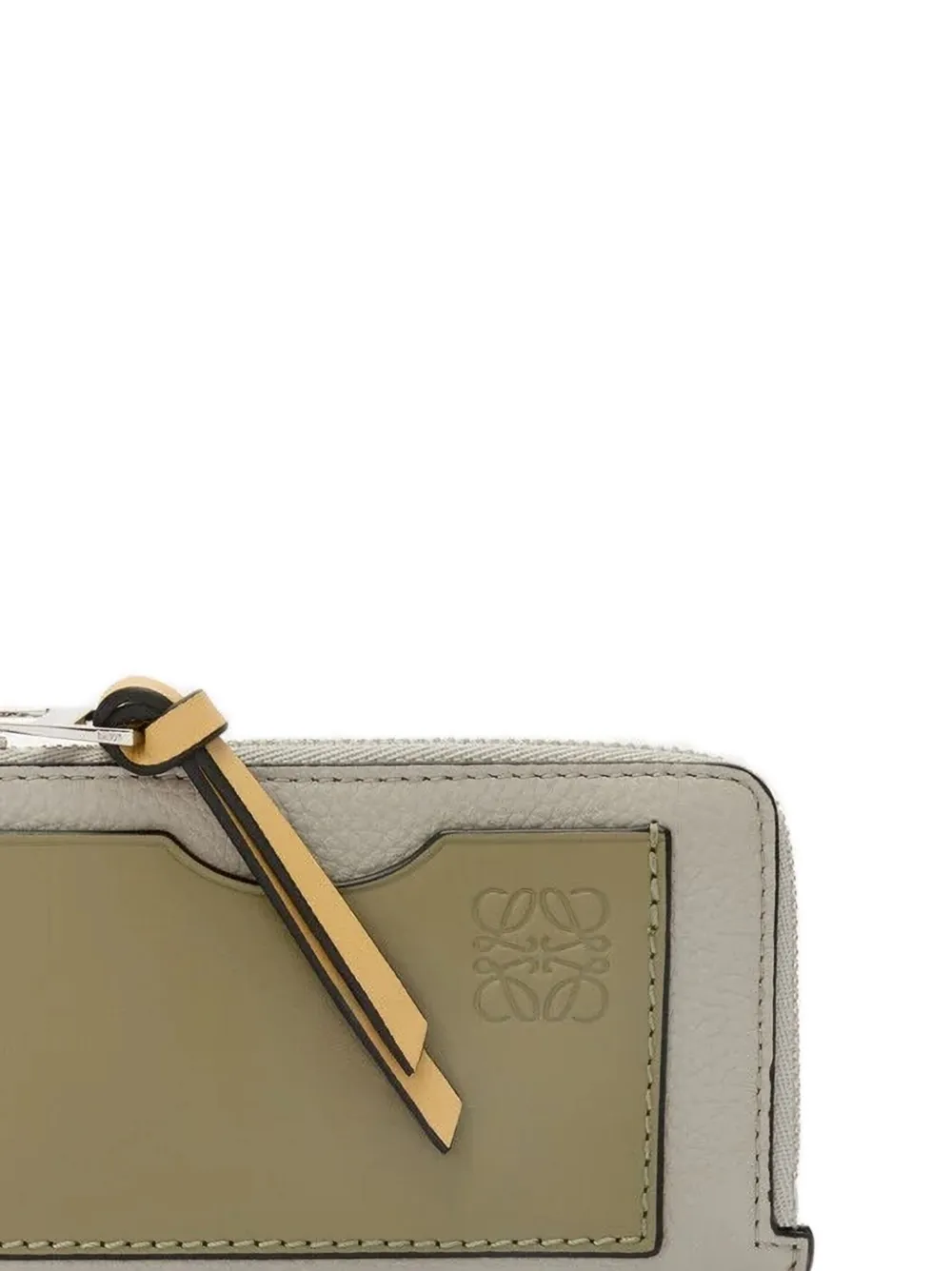 LOEWE cardholder zip wallet - Grijs