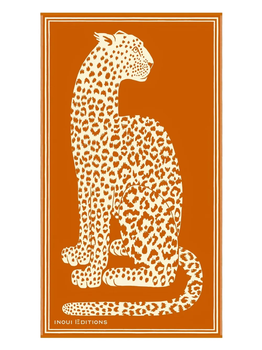 INOUITOOSH leopard print beach towel | Beach Accessories | Image 2