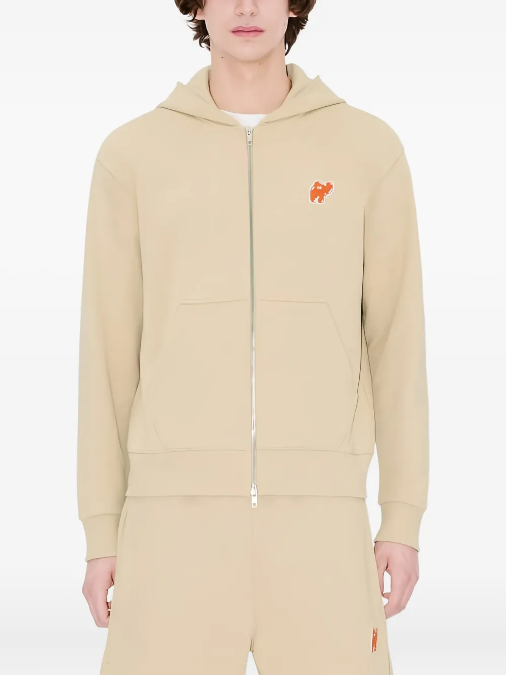 Kenzo Hoodie met rits Beige
