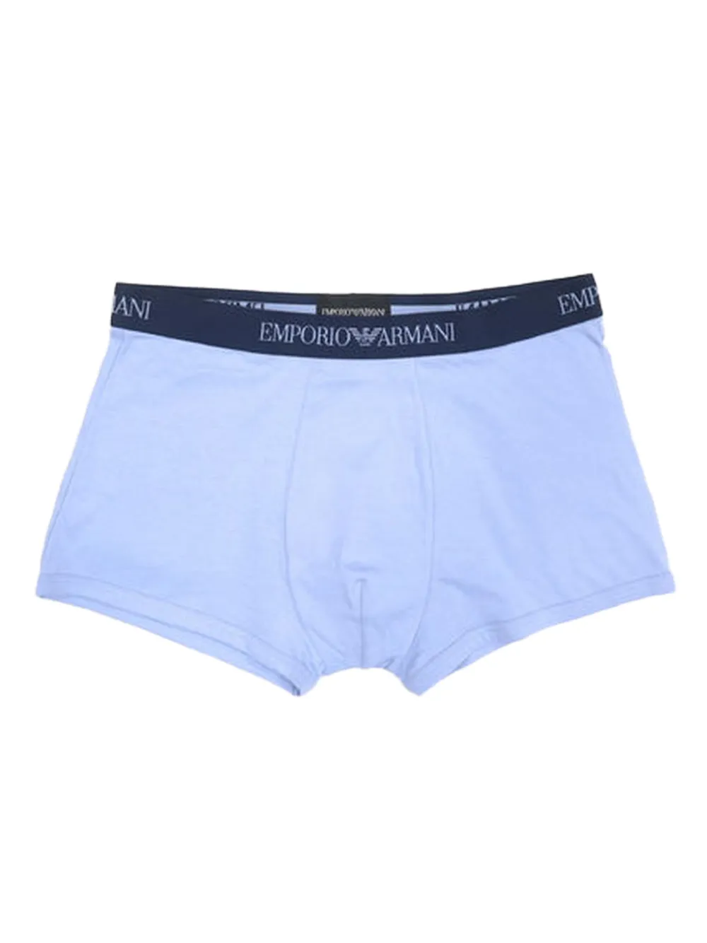 Emporio Armani Drie boxershorts met logoband Blauw