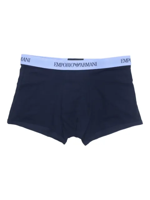 Emporio Armani logo-waistband cotton boxers (pack of three)