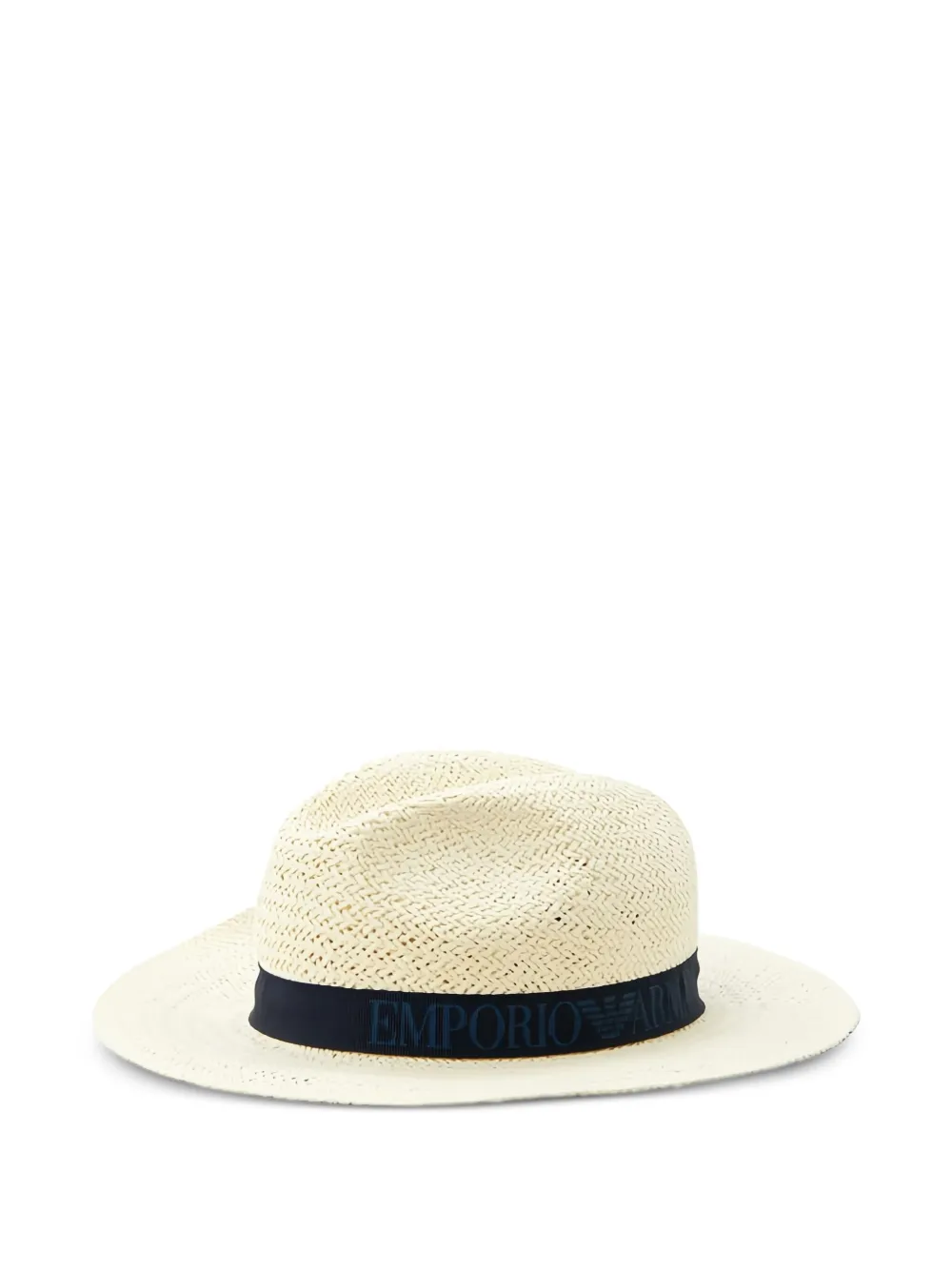 Emporio Armani woven ribbon hat - Toni neutri