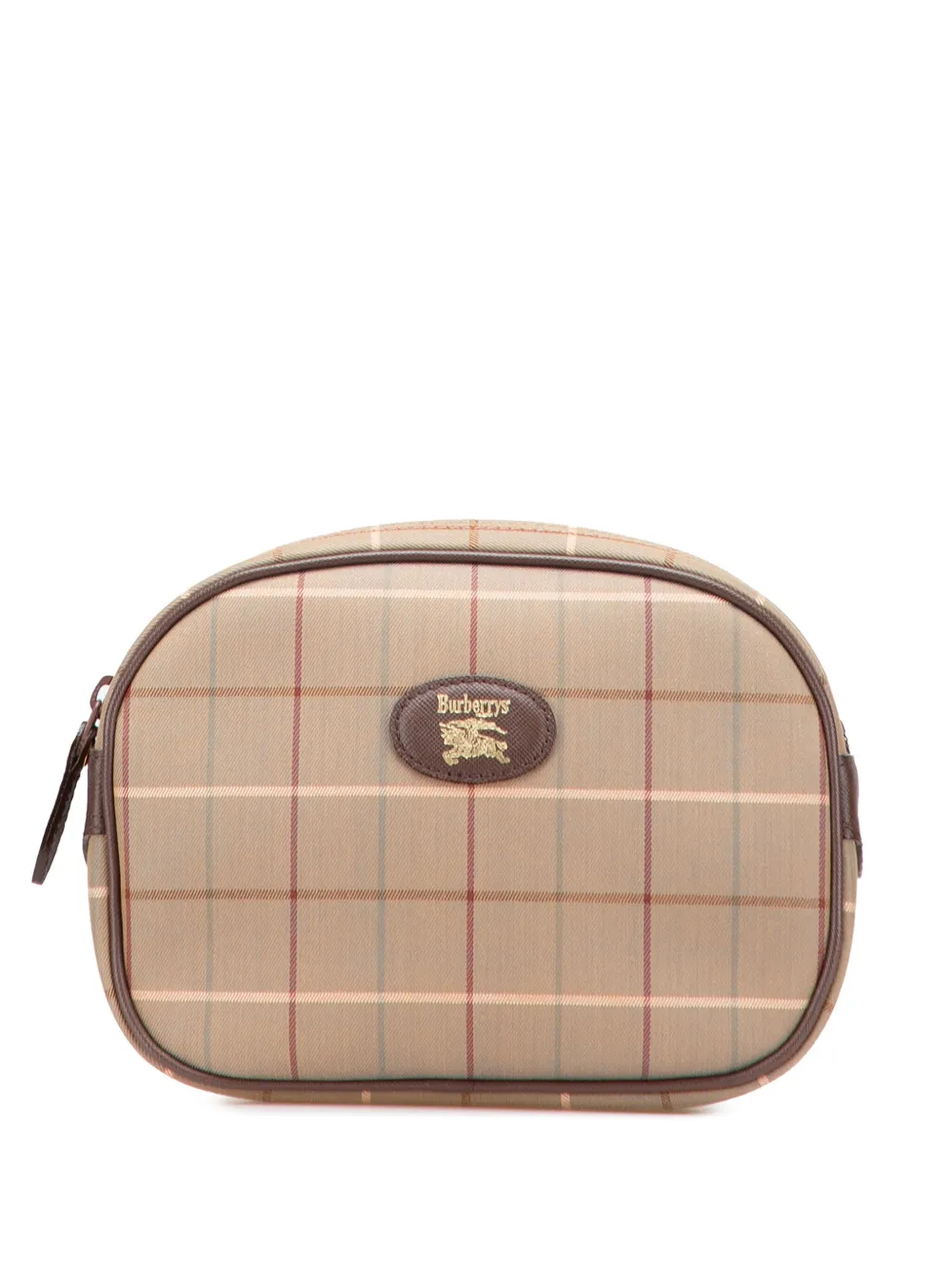 Burberry Pre-Owned 20th Century Vintage Check Canvas clutch bag - ブラウン Burberry Pre-Owned 20th Century Vintage Check Canvas clutch bag - ブラウン