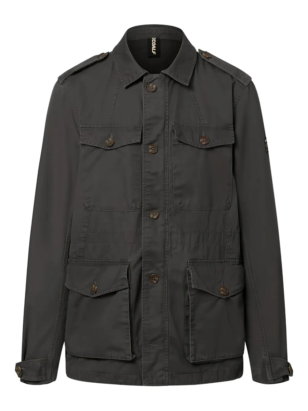 Ecoalf buttoned pocket jacket | Grey | Image 1