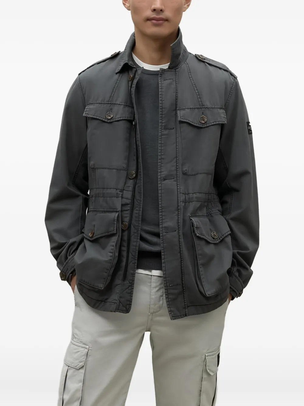 Ecoalf Jack met zakken Grijs