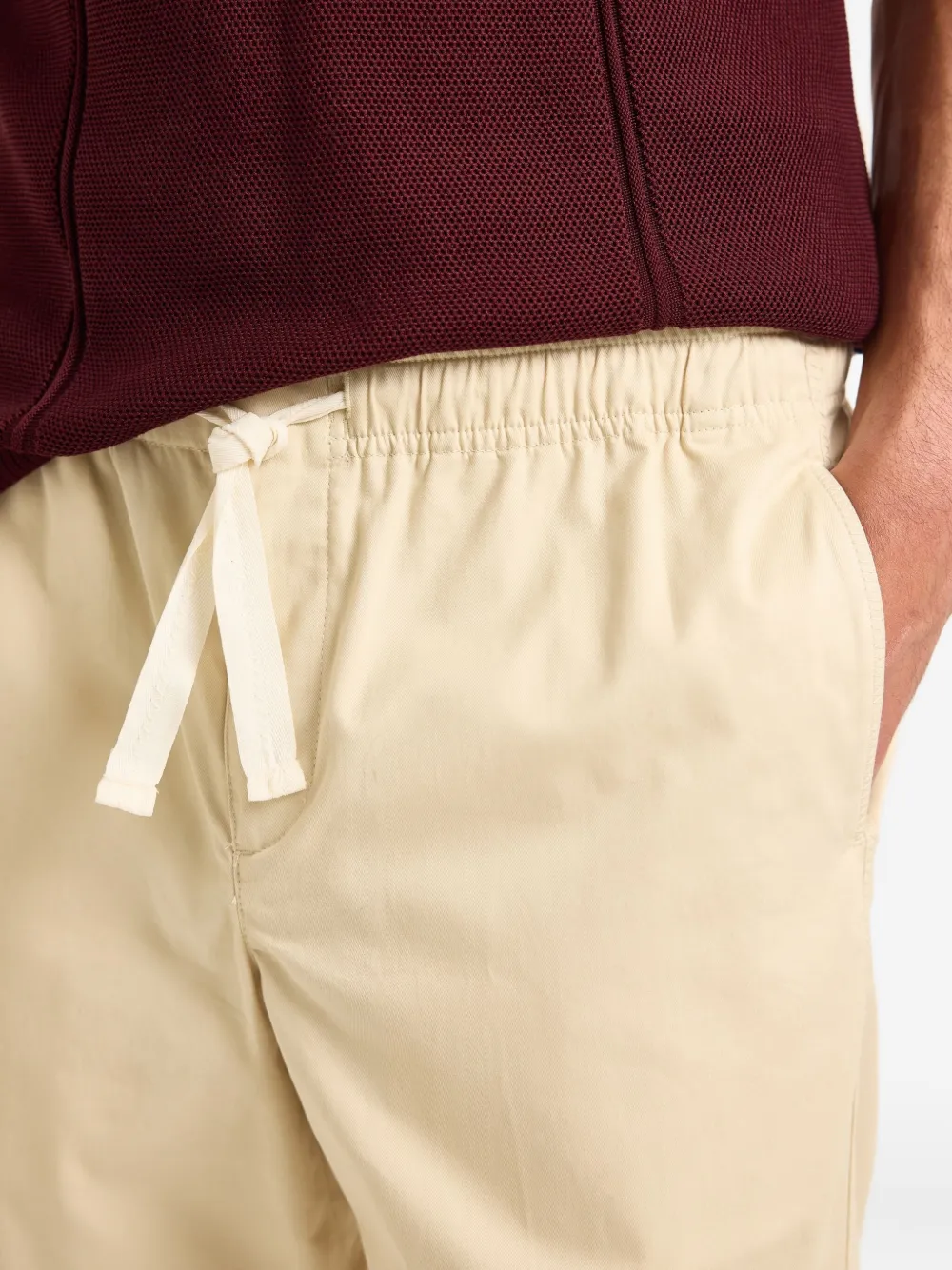 Orlebar Brown Alex Drawstring Cotton-blend Trousers In Neutral