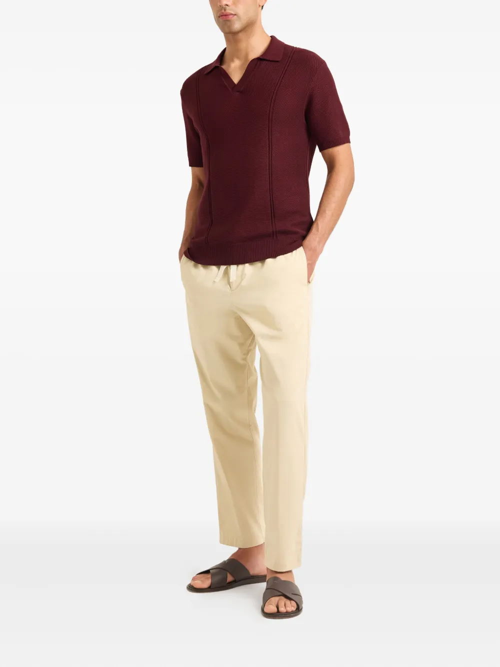 Orlebar Brown Alex broek van katoenblend met trekkoord - Beige