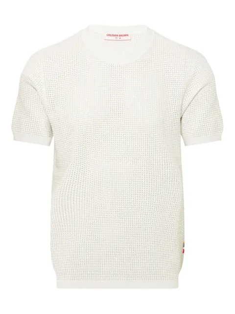 Orlebar Brown playera tejida texturizado