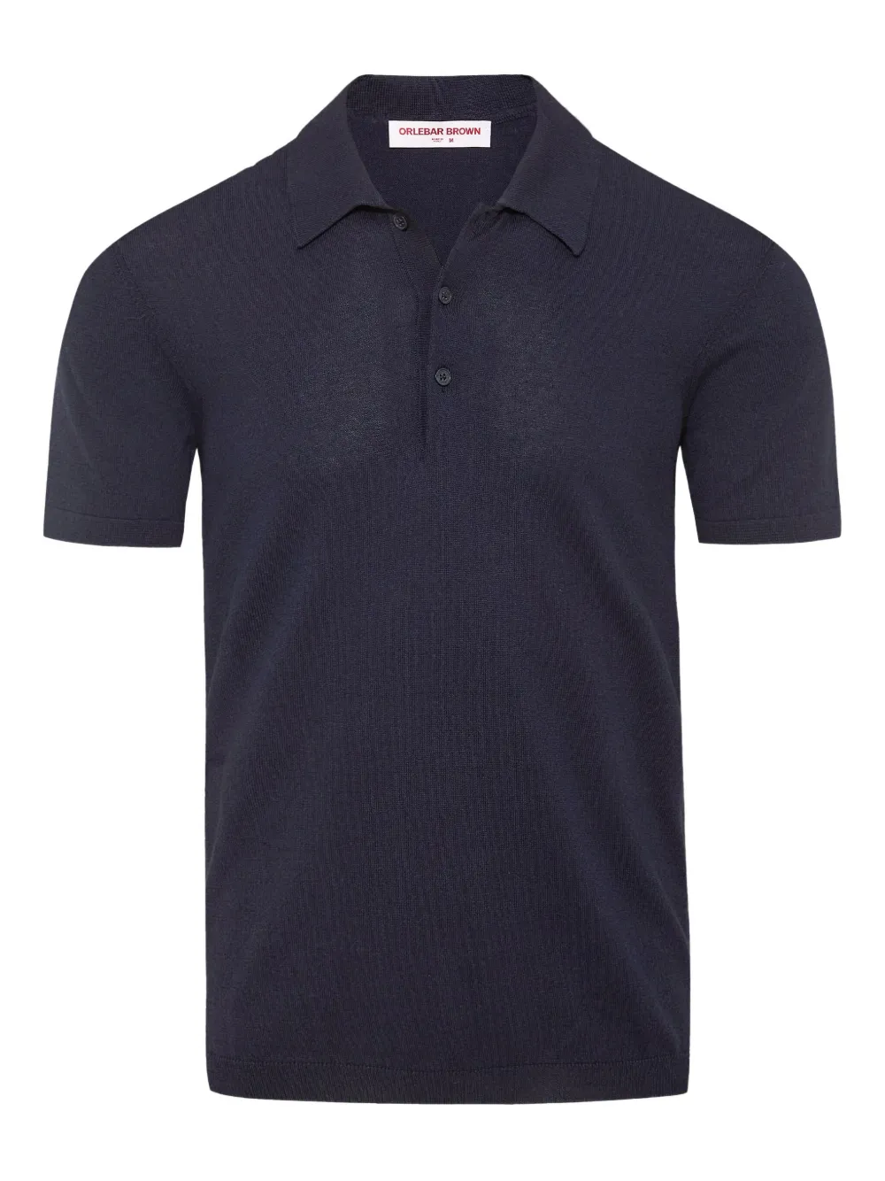 Orlebar Brown Burnham poloshirt van katoenblend Blauw