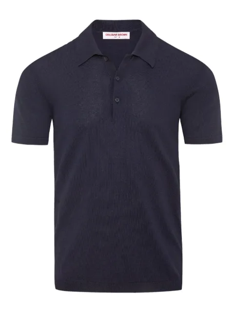 Orlebar Brown Burnham cotton-blend polo shirt