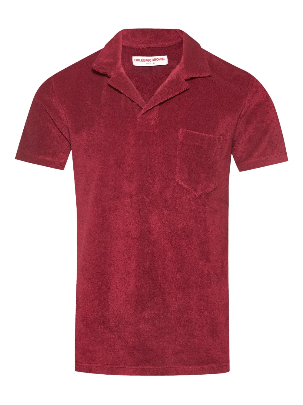 Orlebar Brown Poloshirt van biologisch katoen Rood
