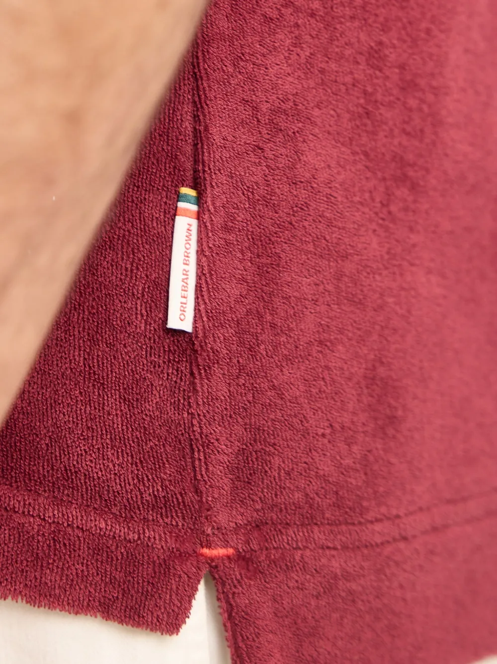 Orlebar Brown Poloshirt van biologisch katoen Rood