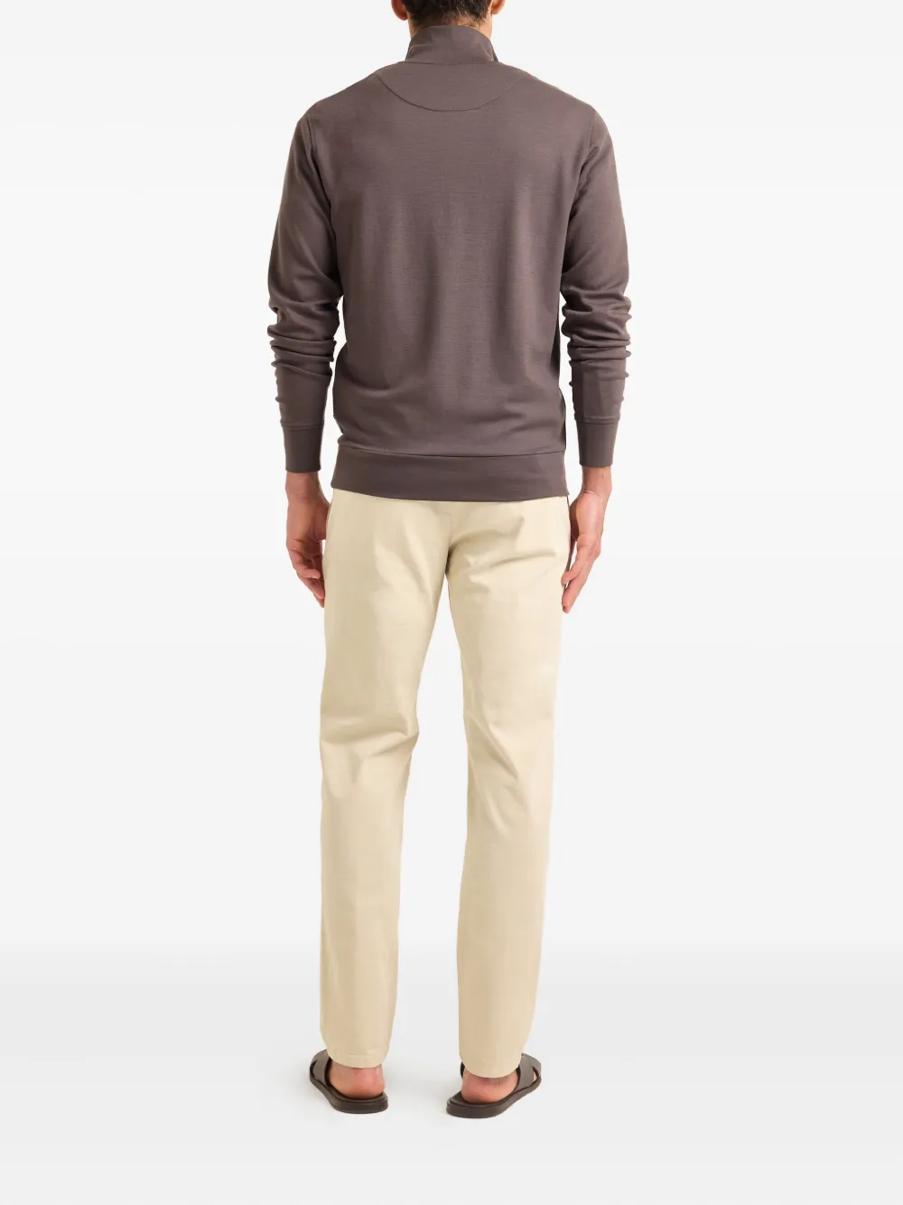 Orlebar Brown Fallon Buckle Chinos In Neutral