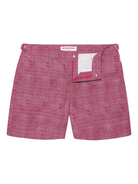 Orlebar Brown Bulldog ripcord-print swim shorts