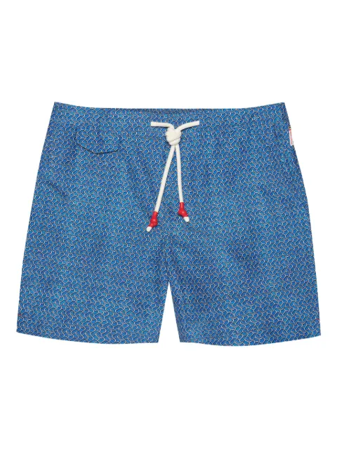 Orlebar Brown shorts de playa con cordones en la pretina