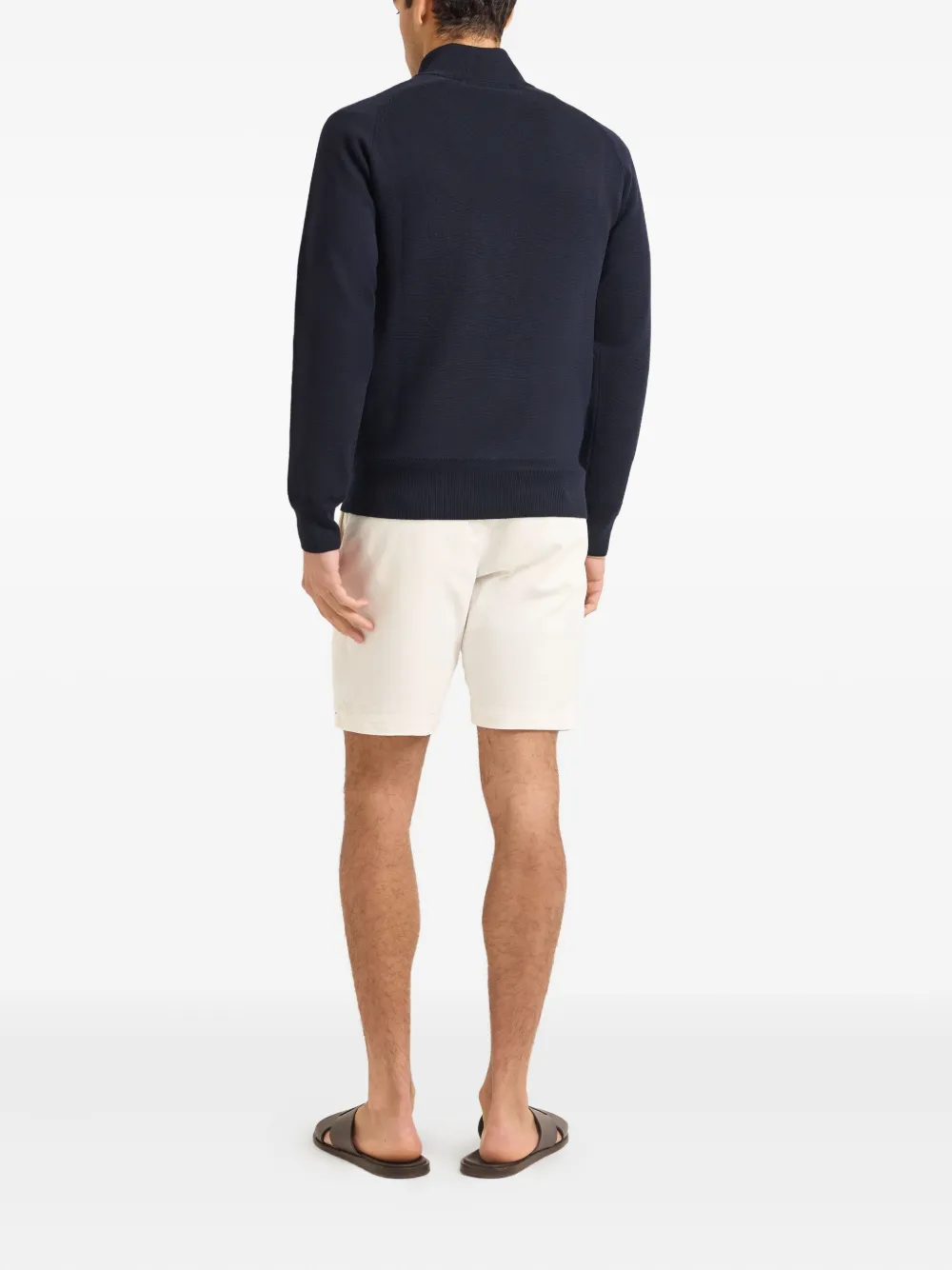 Orlebar Brown Dane Ii Buckle Shorts In Neutral