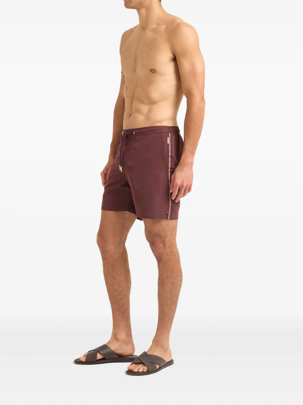 Orlebar Brown Bulldog stripe swim shorts Bruin