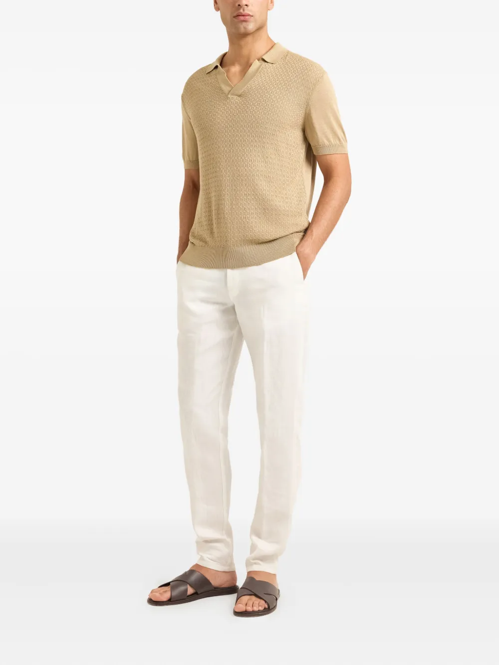 Orlebar Brown Horton polo shirt - Beige