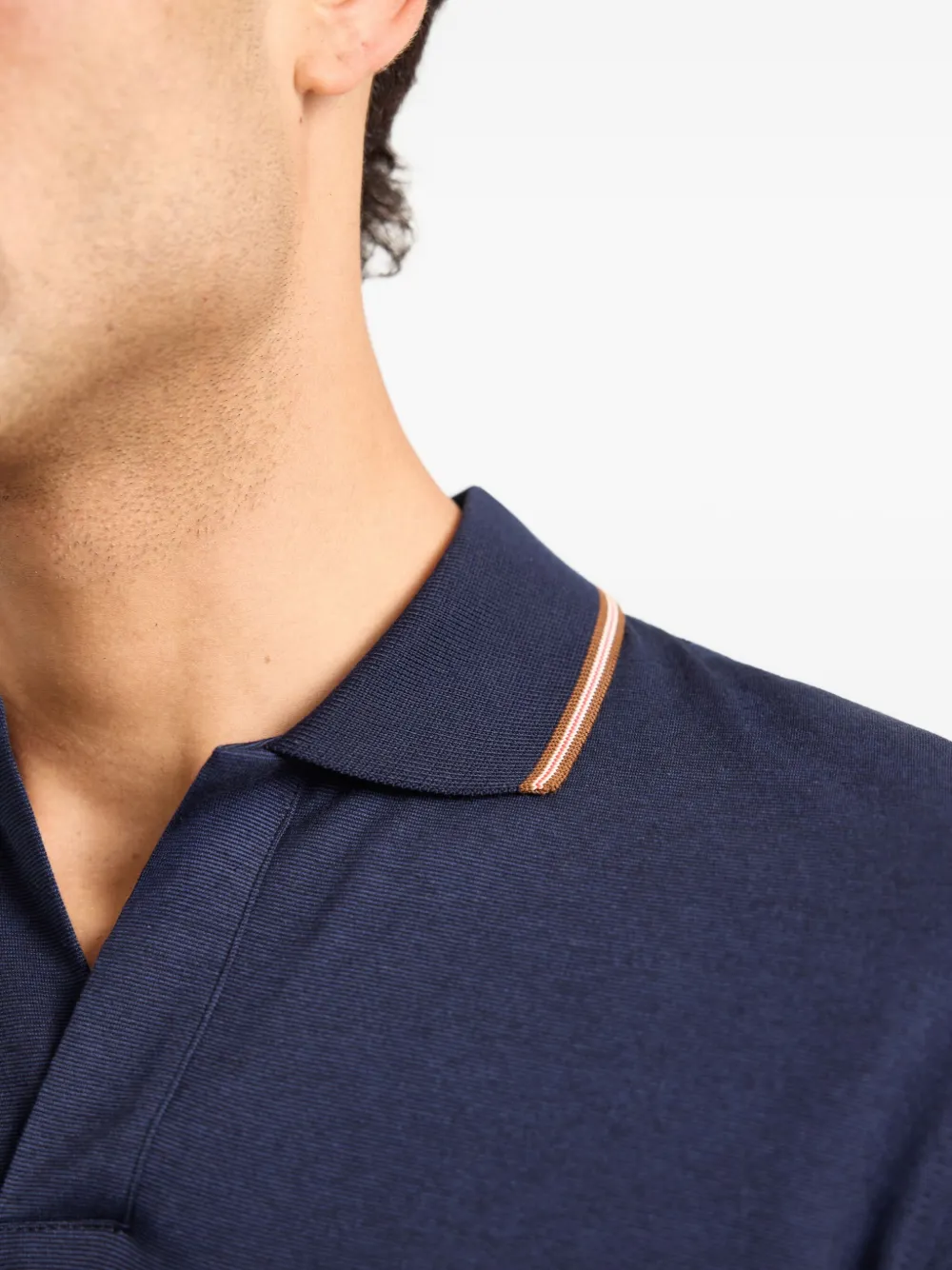 Orlebar Brown Felix gestreept T-shirt Blauw