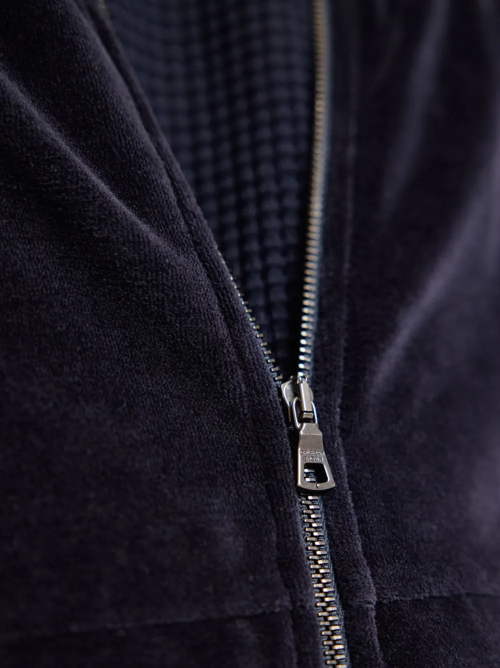 Orlebar Brown Cassian sweater met rits Blauw