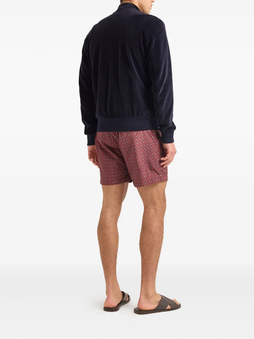 Orlebar Brown Cassian sweater met rits Blauw