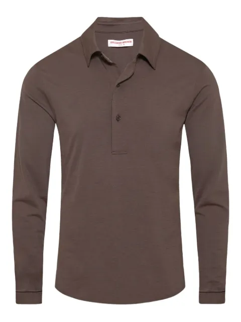 Orlebar Brown Sebastian long-sleeve merino-wool polo shirt