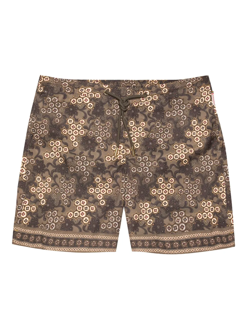 Orlebar Brown Bulldog paisley-print drawstring swim shorts Bruin