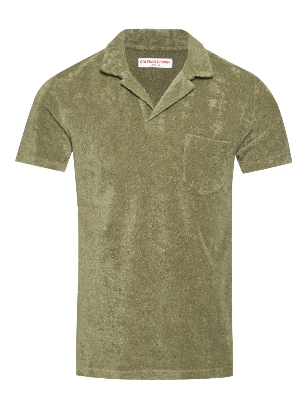 Orlebar Brown Terry Towelling T-shirt met zak Groen
