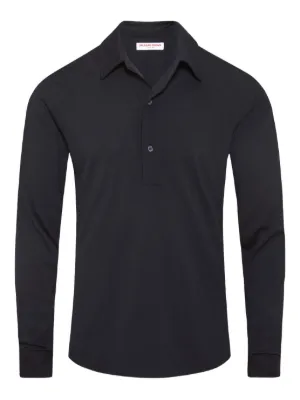 Orlebar Brown Horton Striped Polo Shirt | Blue | FARFETCH