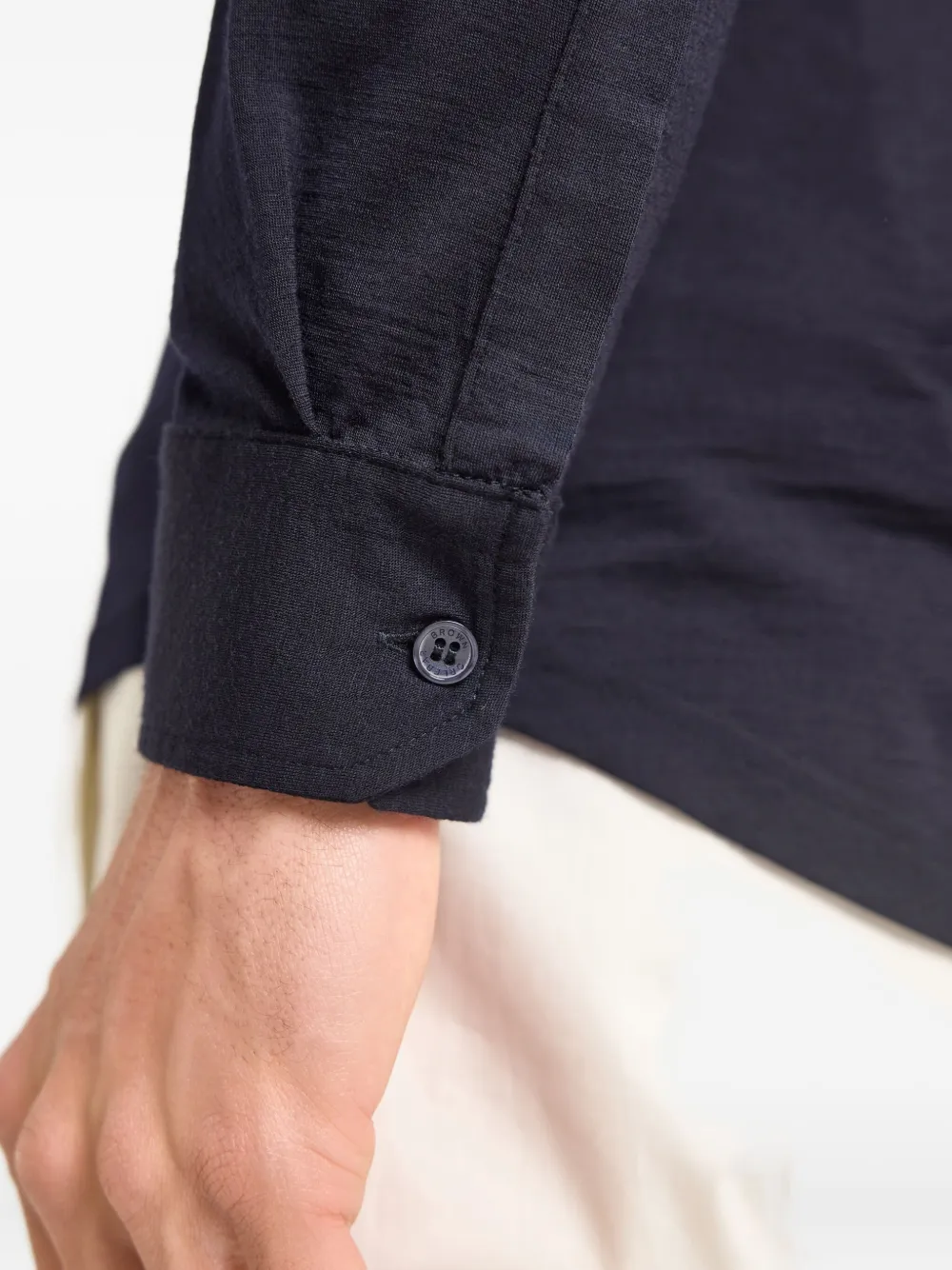 Orlebar Brown Poloshirt met lange mouwen Blauw