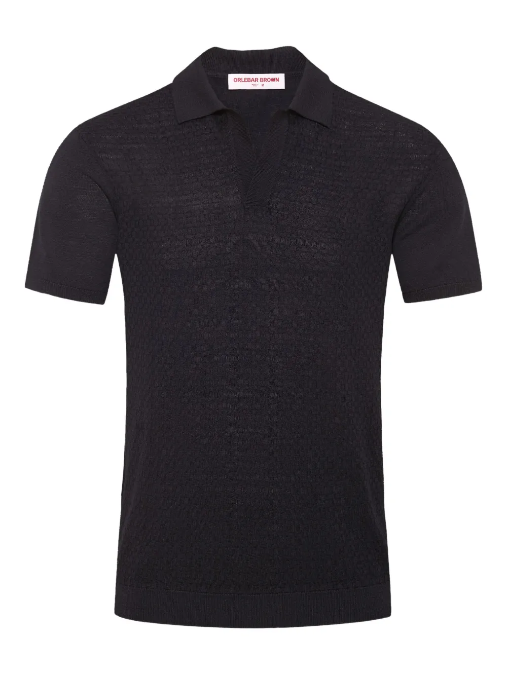 Orlebar Brown Horton Silk-cotton-blend T-shirt In Black