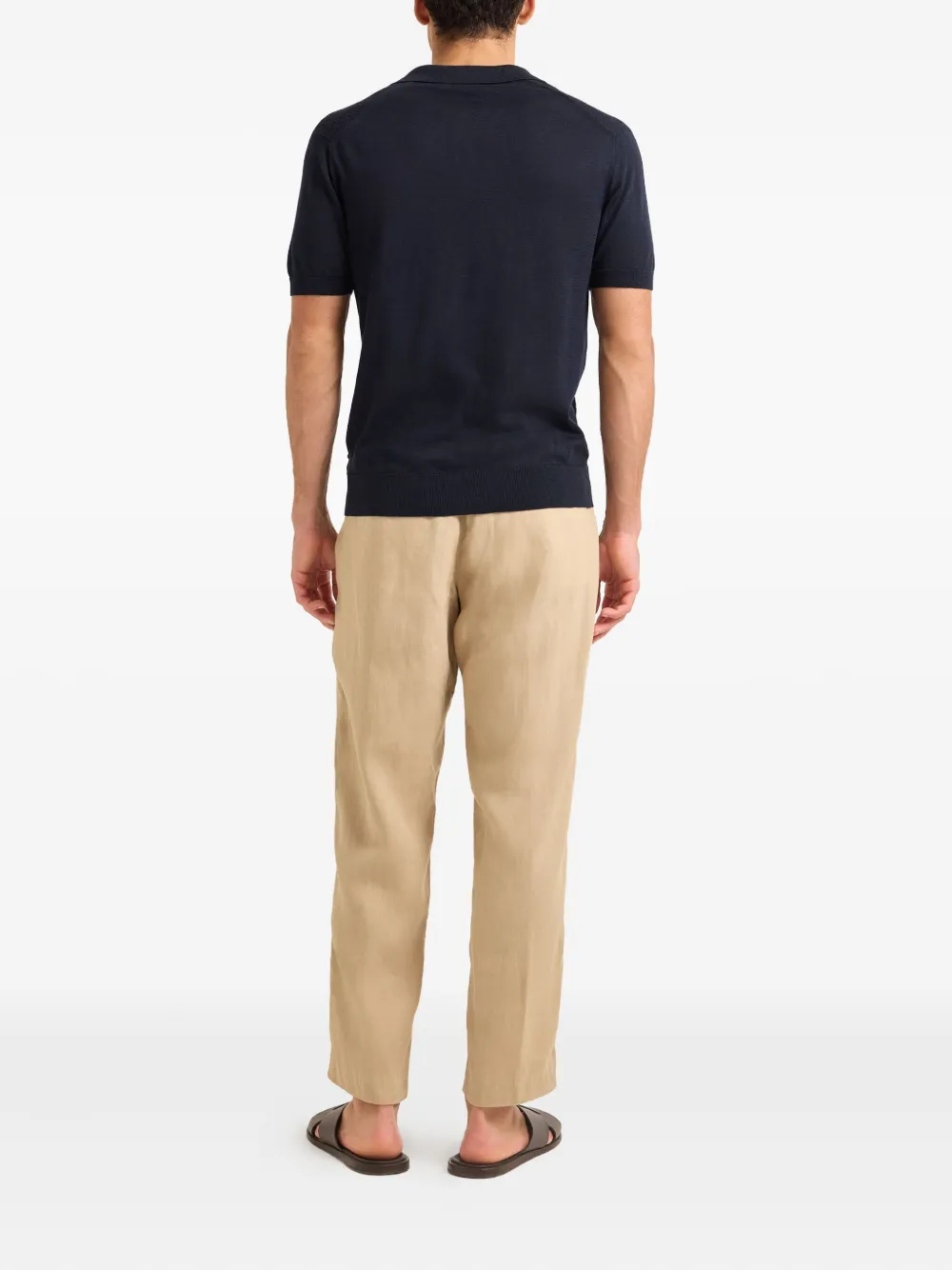 Orlebar Brown Horton Silk-cotton-blend T-shirt In Black